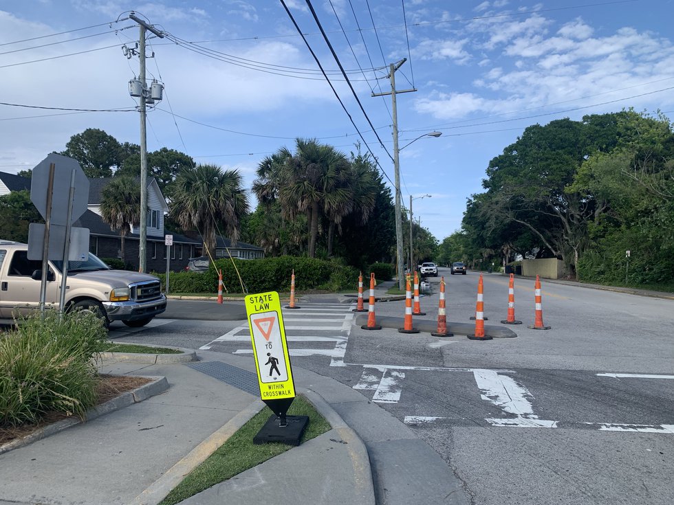 Sullivans Island Construction at Intersection April 26.png