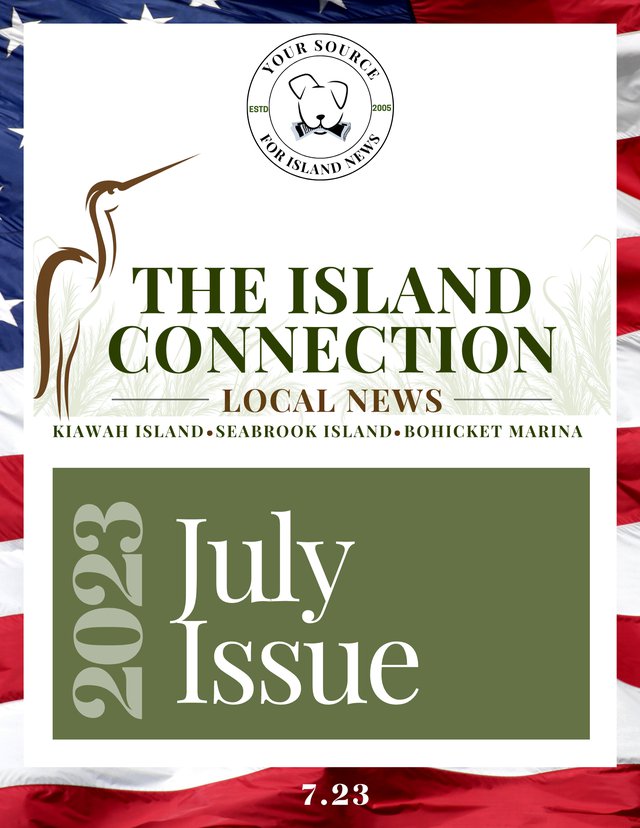 magazine cover images - island connection July 2023
