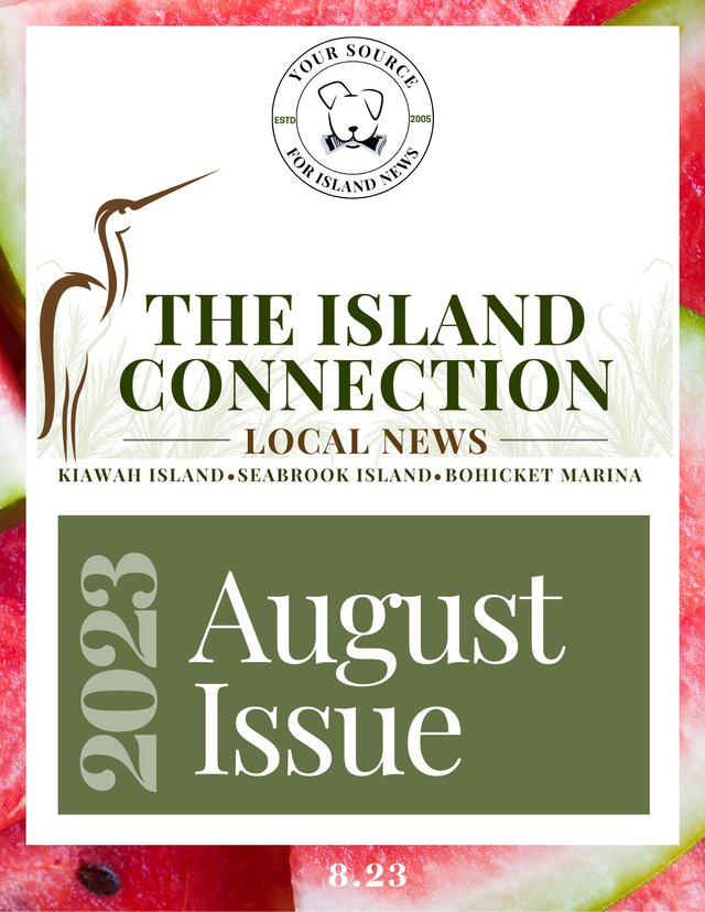 magazine cover images - island connection August 2023