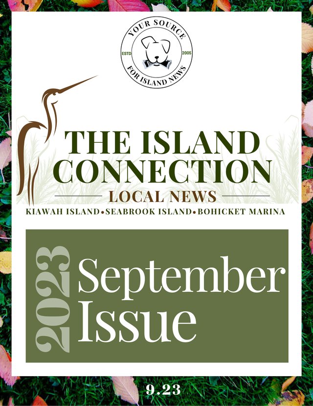 magazine cover images - island connection Sept 2023